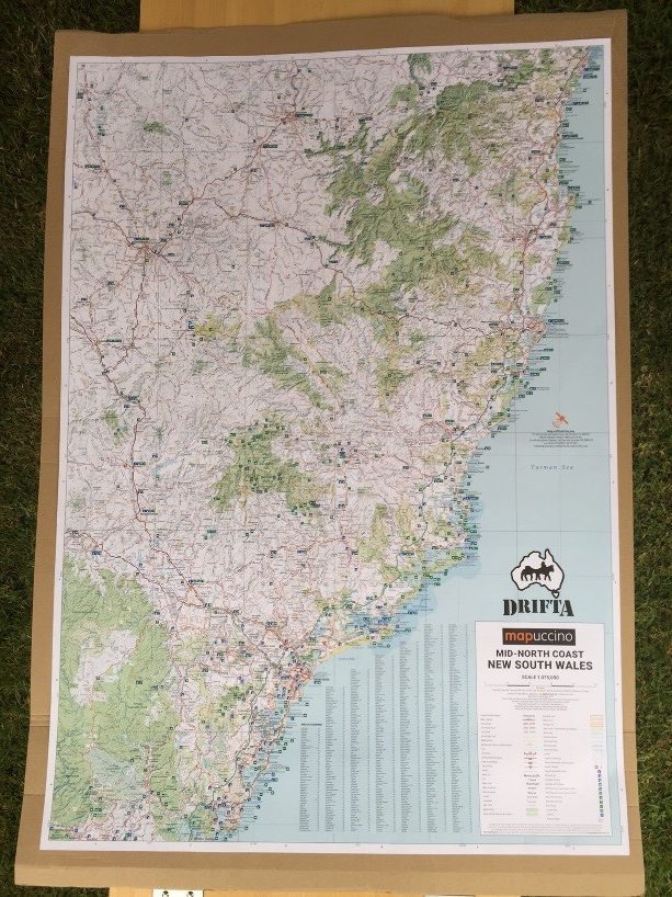 Drifta Map Mid North Coast Drifta Camping 4WD Drifta Mid North Coast Map02 