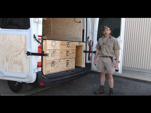 Video Customized Drifta Large Van Fit Out Jonas