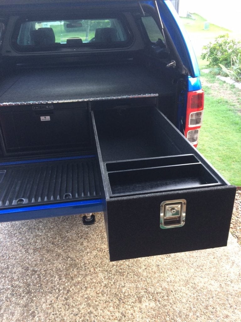 DUAL CAB 5 DRAWER FRIDGE (STATIC) + STORAGE DRAWER 1945 Drifta Camping & 4WD