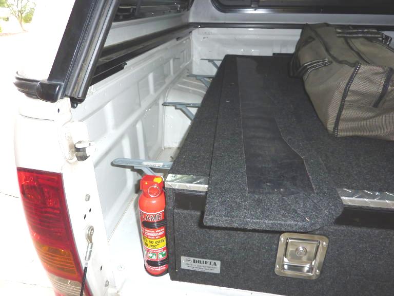 DUAL CAB 5 DRAWER FRIDGE (STATIC) + STORAGE DRAWER 1945 Drifta Camping & 4WD