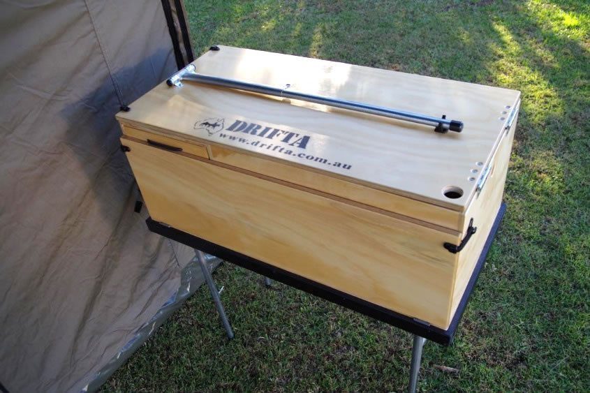 DCK Drifta Camping Kitchen Bootlined finish. 850 Drifta Camping