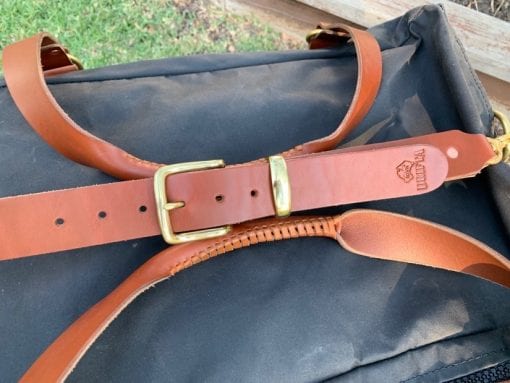Premium Weekender Set Leather Shoulder Strap01