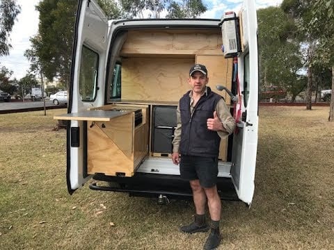 Video Unique Van Kitchen Build Full Size Kitchen In The Back Of A Van