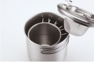 Uniflame Titanium Stacking Mugs - Drifta Camping & 4WD