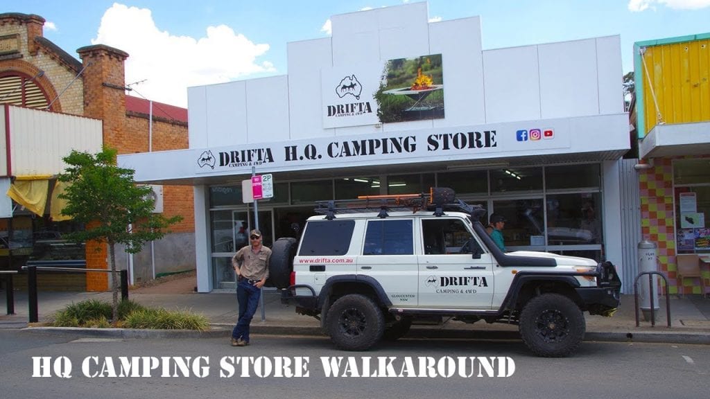 Video Drifta Hq Camping Store Walkaround