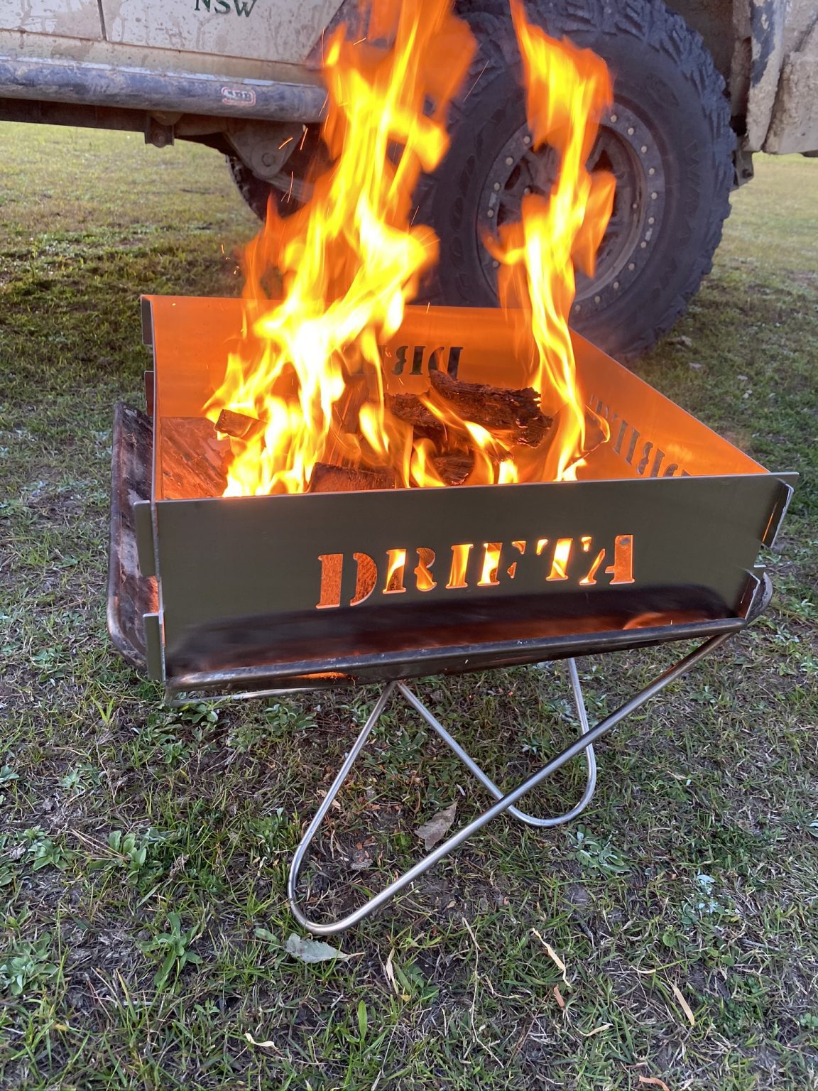 Drifta Stockton Firepit Windshield Drifta Camping & 4WD
