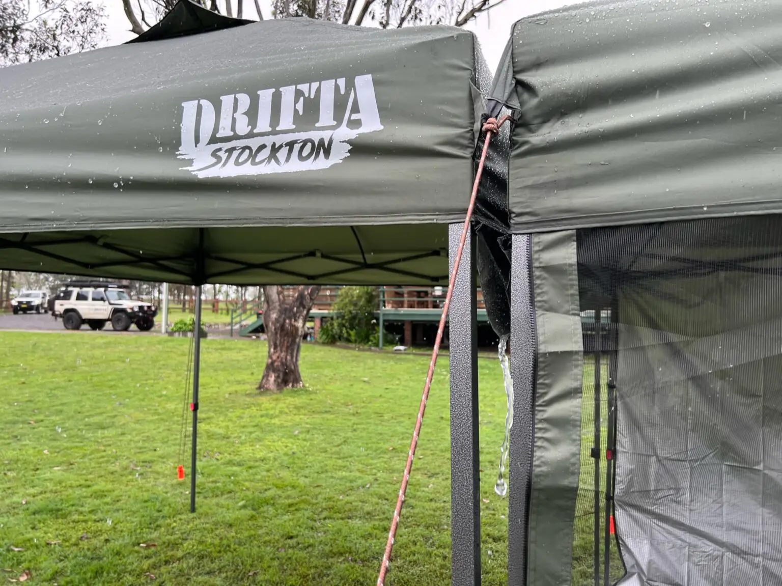 Drifta Stockton 3X3M Gazebo Rain Gutter Drifta Camping & 4WD
