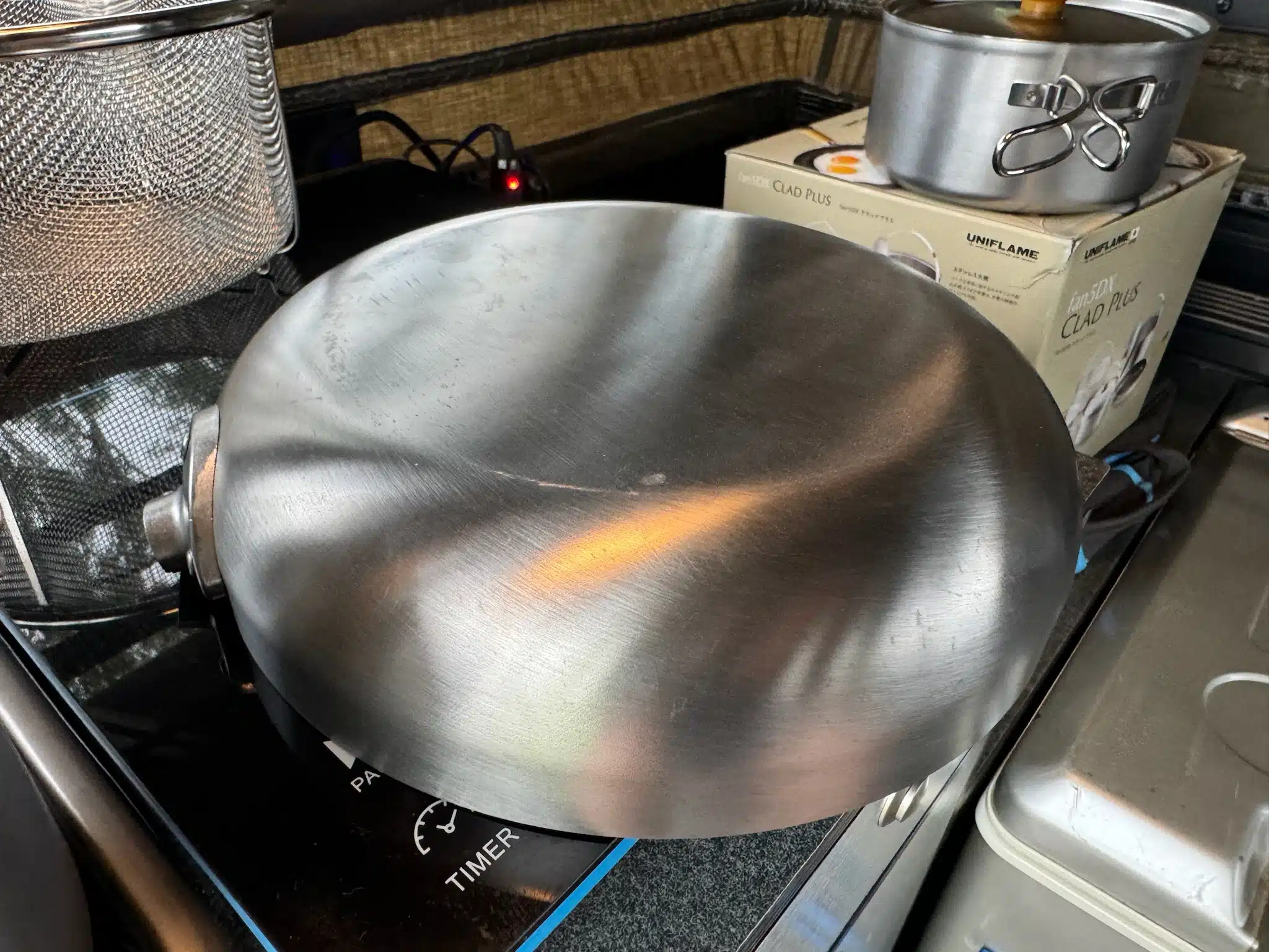 Uniflame Induction cookset Fan5 DX Clad Plus - Drifta Camping & 4WD