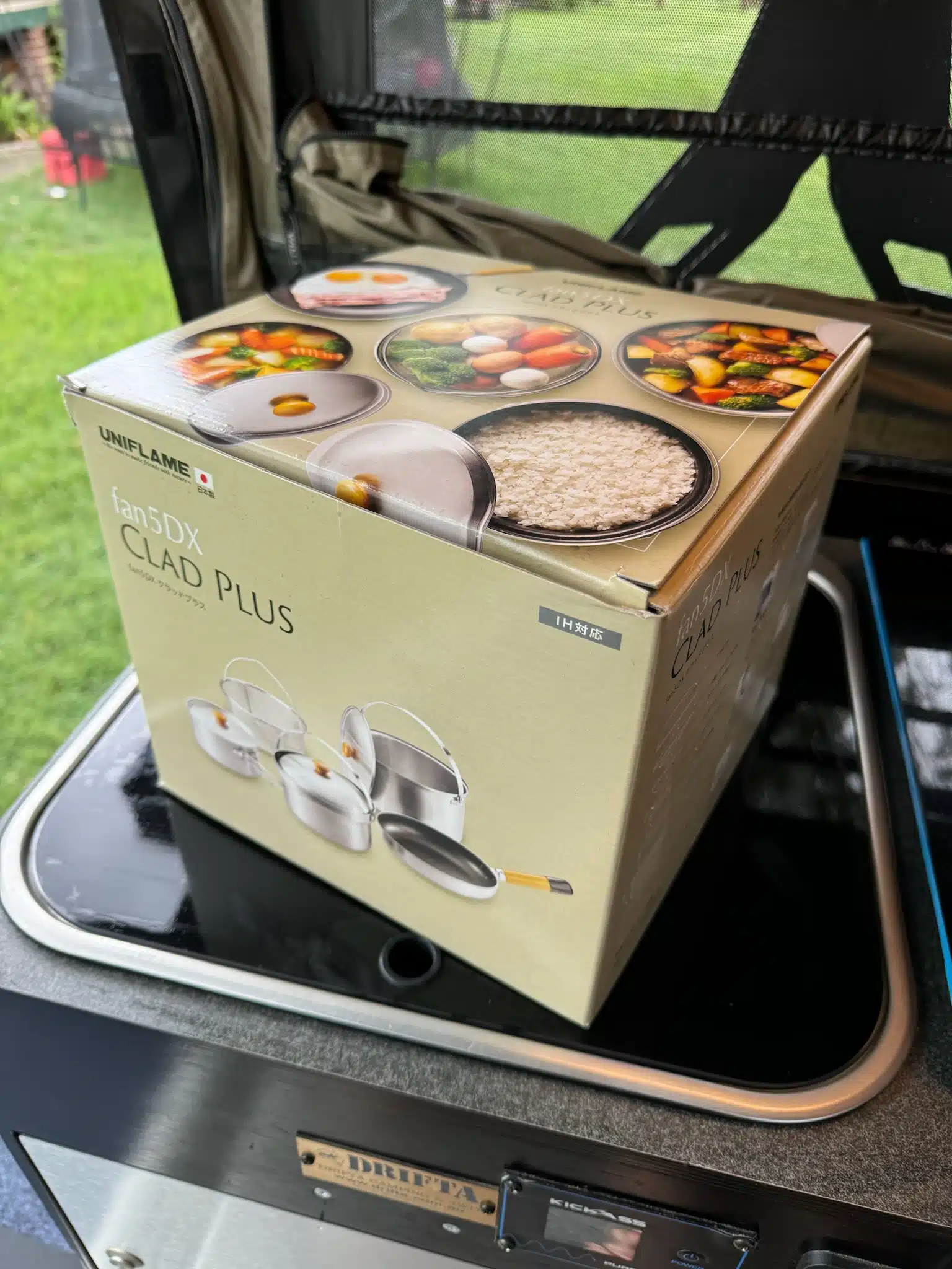 Uniflame Induction cookset Fan5 DX Clad Plus - Drifta Camping & 4WD