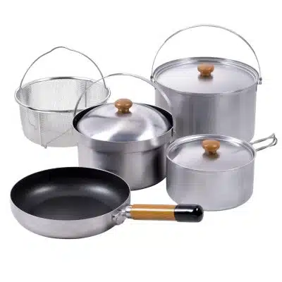 Uniflame Induction cookset Fan5 DX Clad Plus - Drifta Camping & 4WD